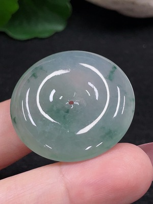 F32810084 Jadeite Safety Buckle Pendant, Total Weight Approx. 12.3g