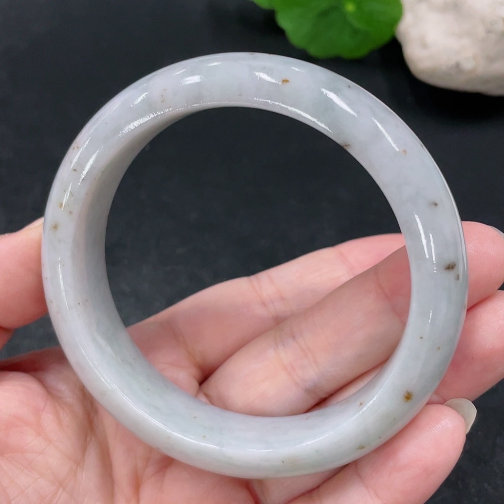 F31674656 Jadeite Regular Round Bangle, Size 58, Total Weight Approx. 75g