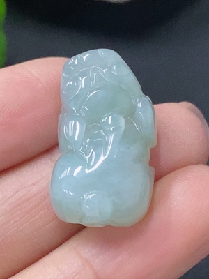 F35116285 Jadeite Pendant Pixiu Total Weight Approx. 6.54g