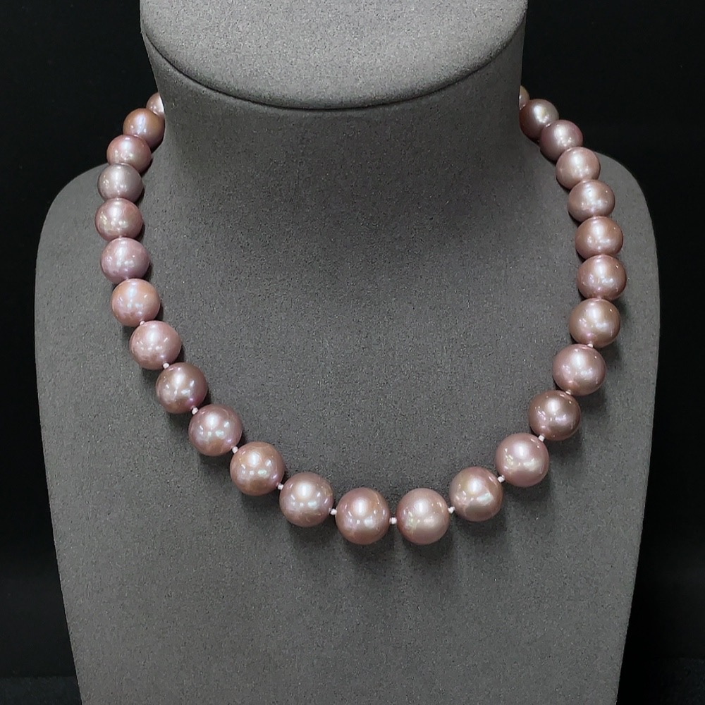 C34950497 18K Pearl Strand Total Weight Approx. 89.66g Size 11.4-13.2mm