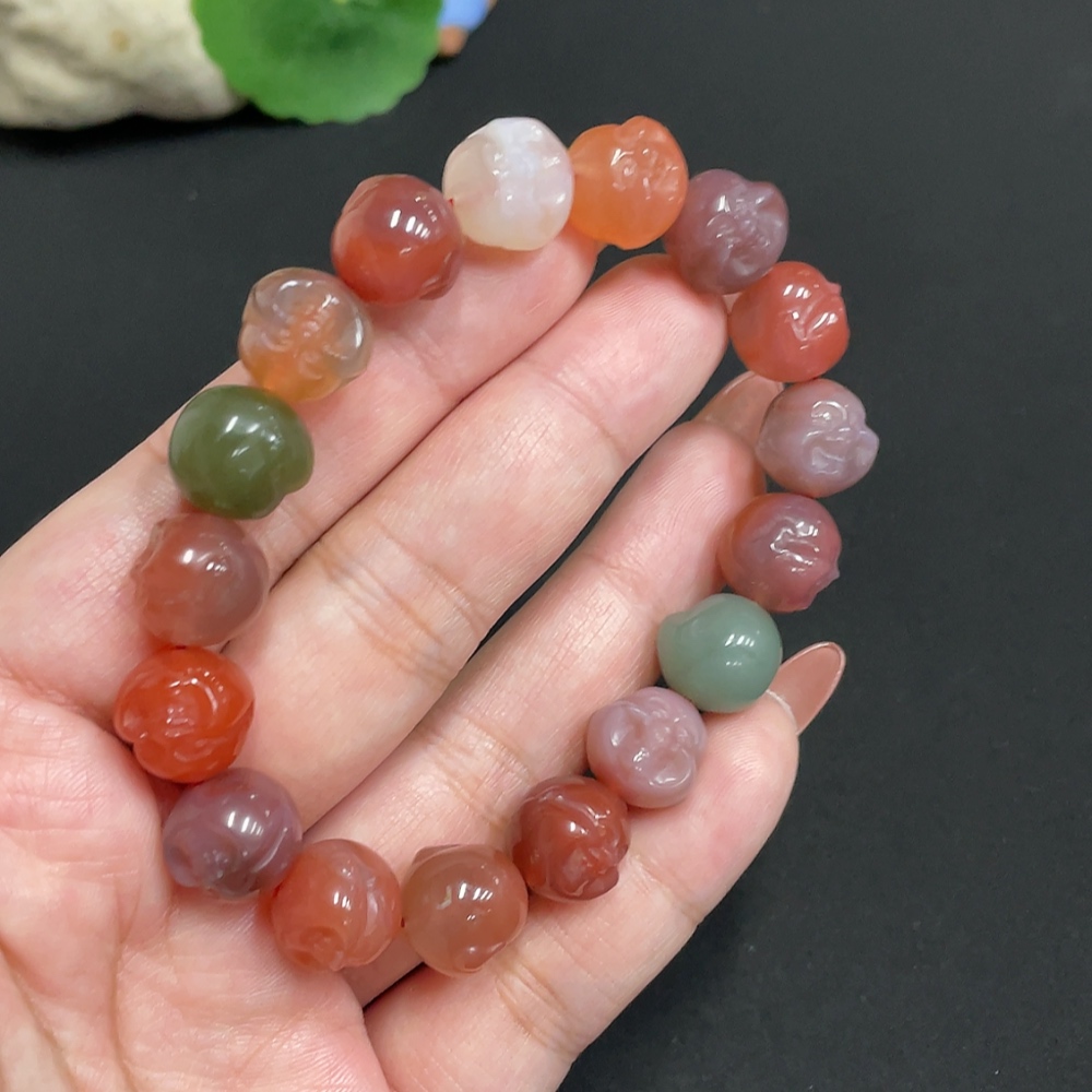 H35099967 Yanyuan Agatha Buddha Bead Bracelet