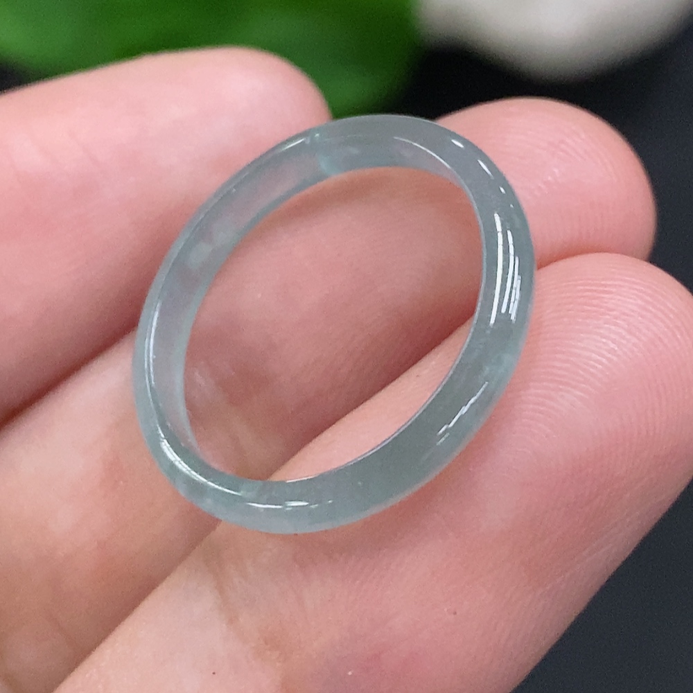 F33934232 Jadeite Ring Size 14 Total Weight Approx. 0.8g (with Break)