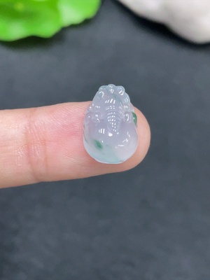 F30563644 Jadeite Inlaid Piece Total Weight Approx.1.45g