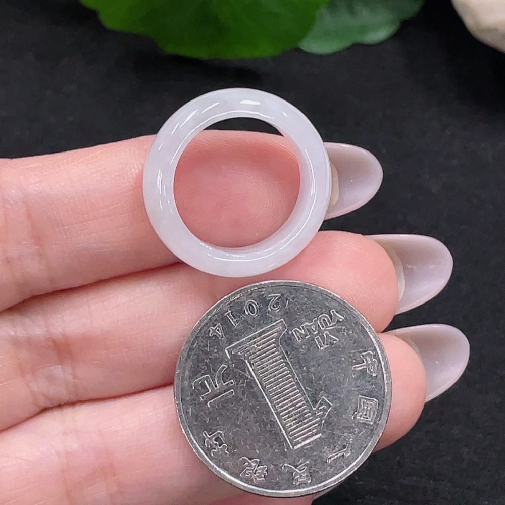 F32709554 Jadeite Ring Size 10 Total Weight Approx. 2.8g