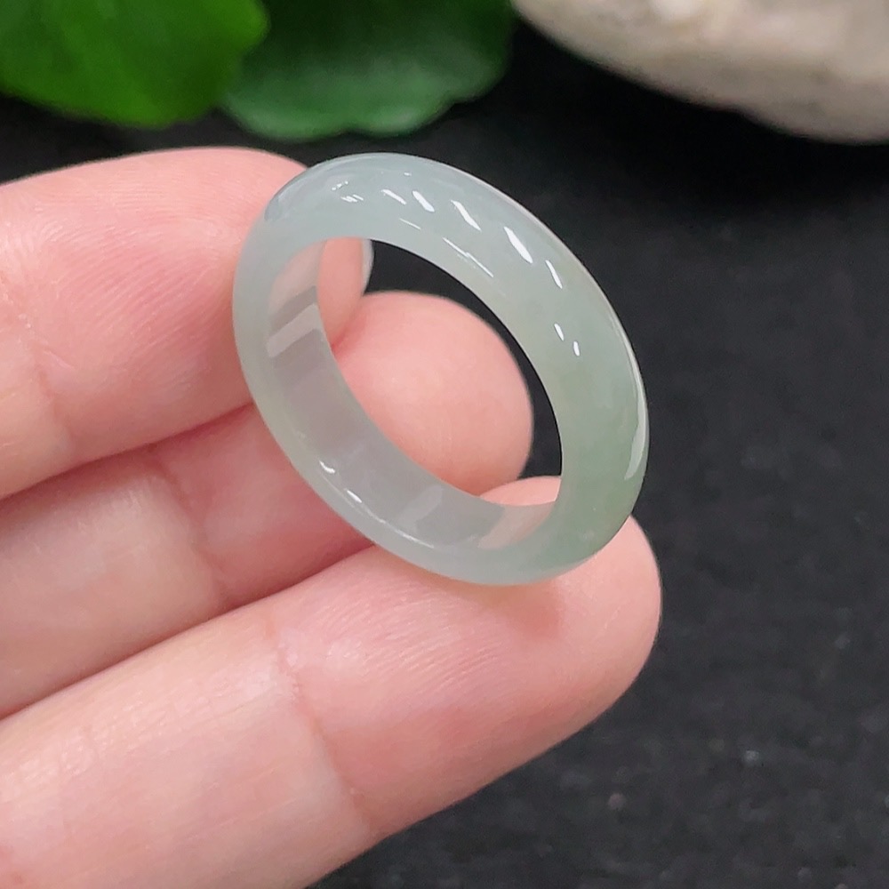 F33828281 Jadeite Ring Size 18 Total Weight Approx. 3.15g