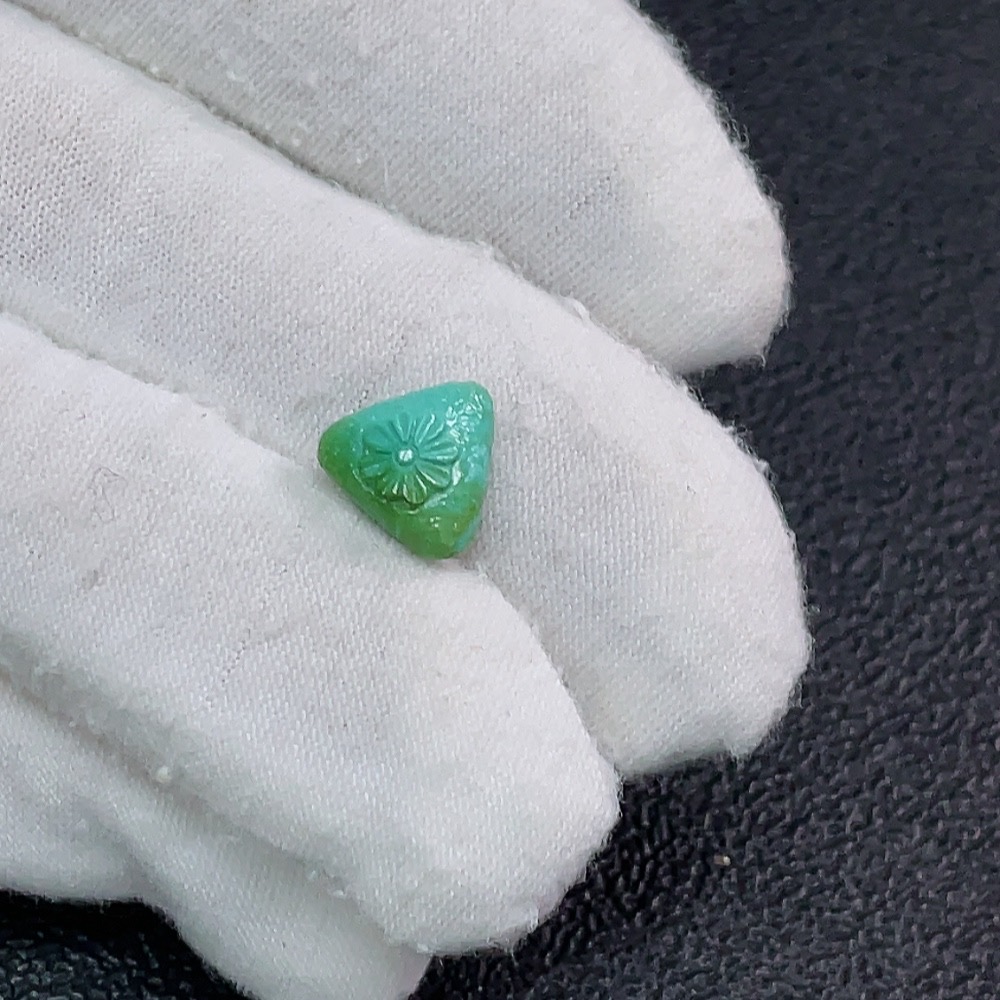 C34990558 Turquoise Jewelry, Color Origin Undetermined, Contains Other Mineral Components, Total Weight Approximately 0.65g