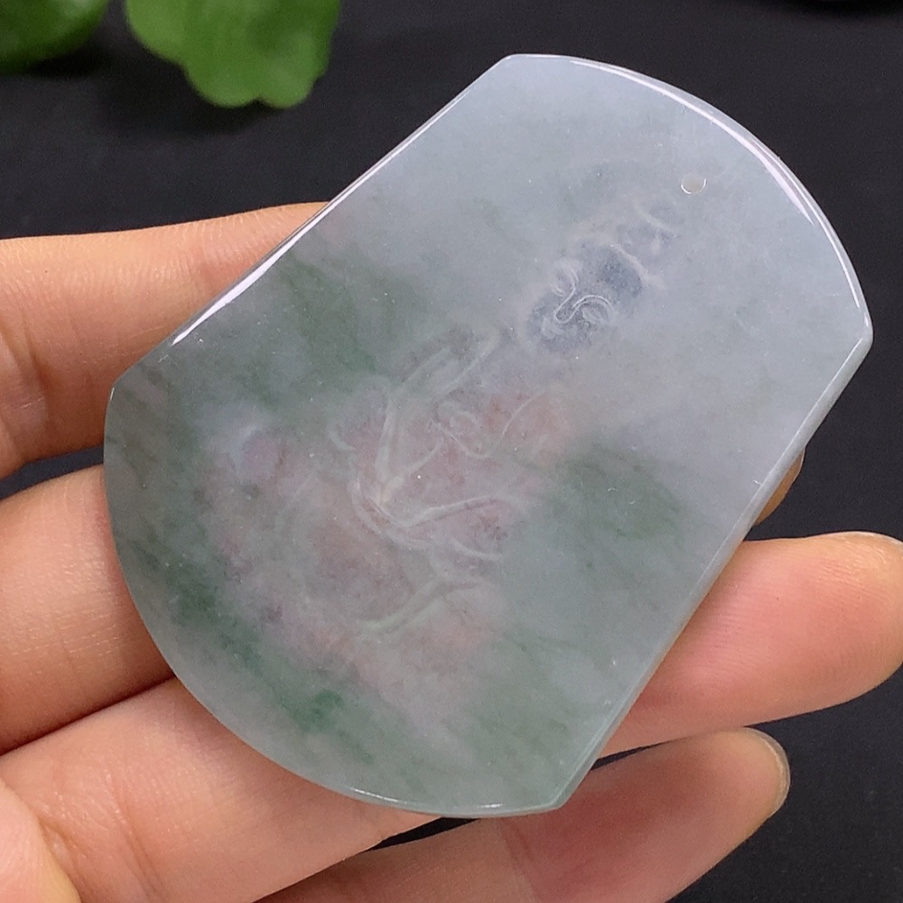F17933914 Jadeite Guanyin Pendant
