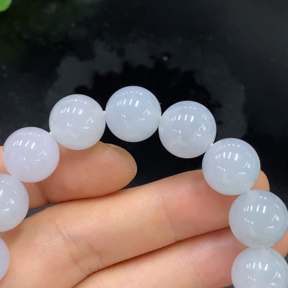 F27172040 Jadeite Bracelet Size 12.2mm Approx. Total Weight About 51.73g