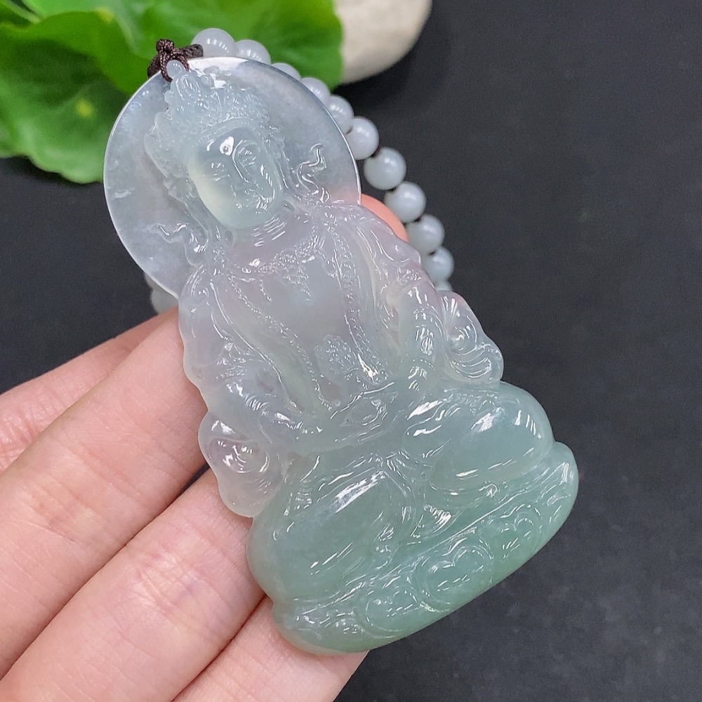 F34968972 Jadeite Tara Pendant
