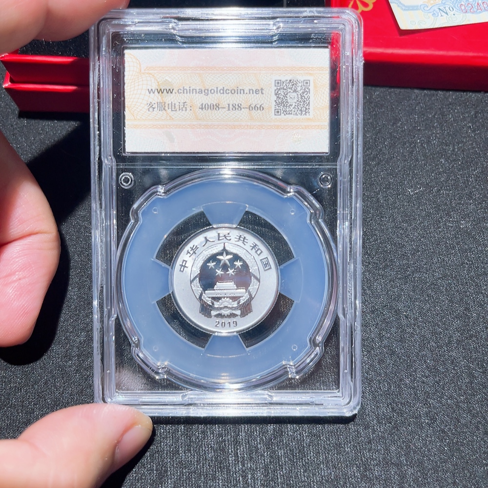 Q33914783 2019 New Year Edition 8g Silver Commemorative Coin