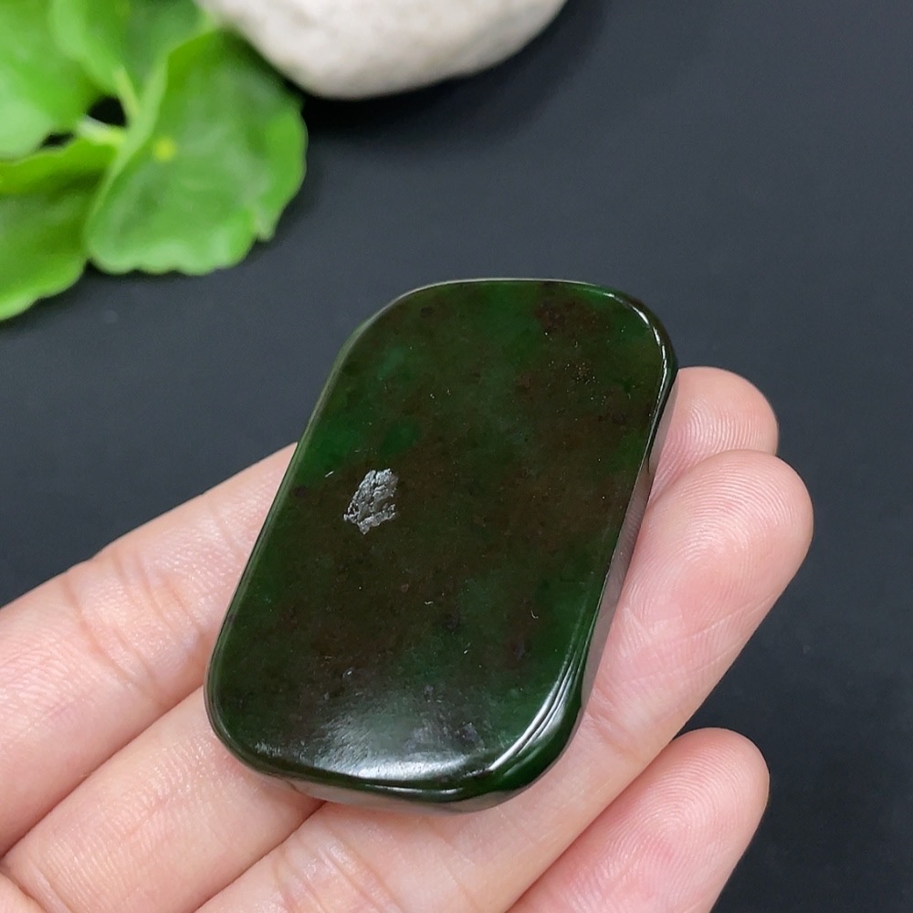 H28245136 Hetian Jade Pendant Plain Pendant Total Weight: Approx. 19.5g