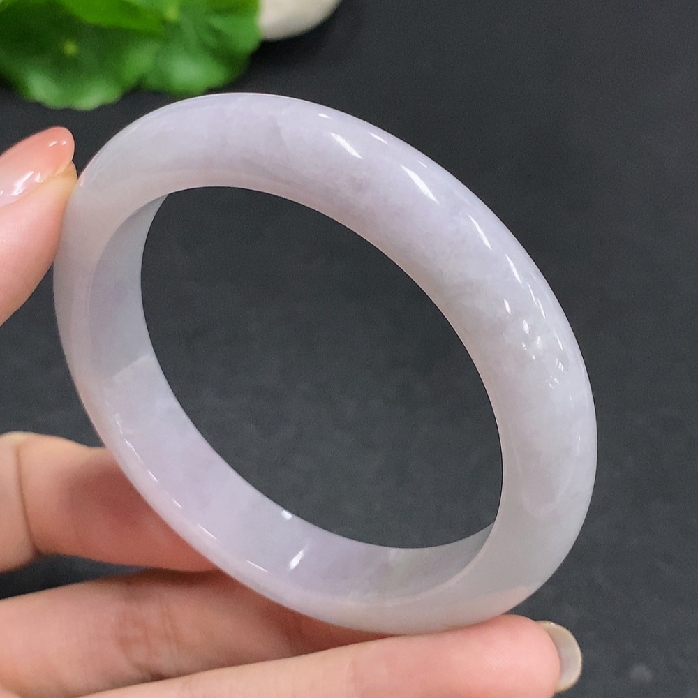 F34059942 Jadeite Round Bangle Total Weight Approx. 50.7g Size 56