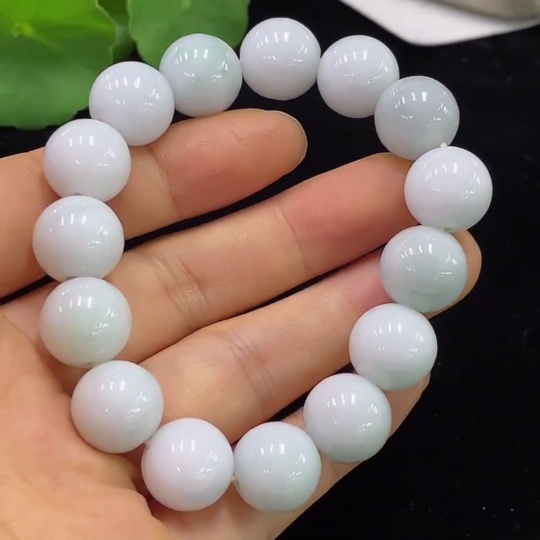 F34024635 Jadeite Bracelet Total Weight Approx. 59.26g Size 13.3mm