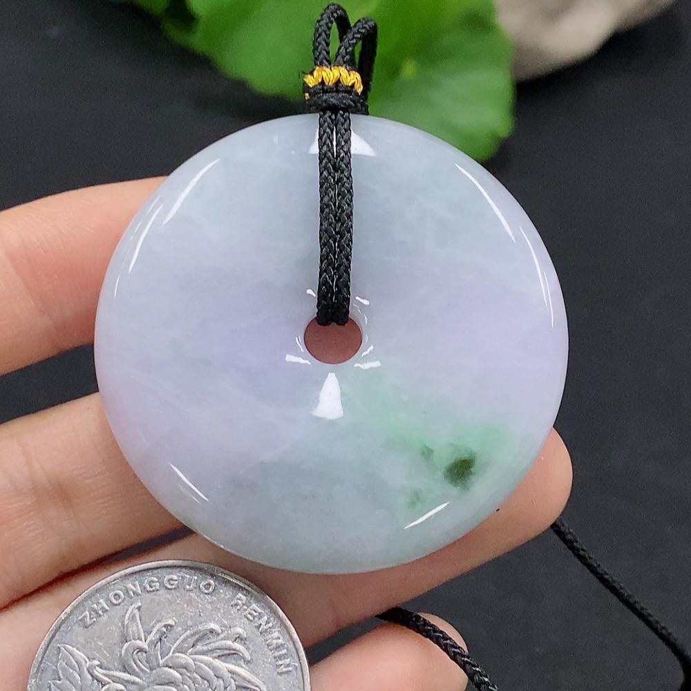 F31652795 JadeitePeace Button Pendant