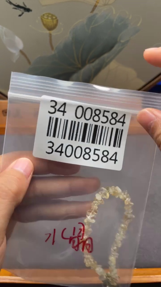 C34008584 Crystal Bracelet Non-Gold Total Weight Approx.6g Size About4.5mm