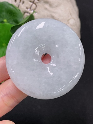 F33894156 Jadeite safety buckle pendant with a total product weight of approximately 49.5 grams