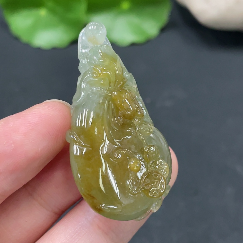 F21414795 Jadeite Pendant Total Weight Approx. 14.47g