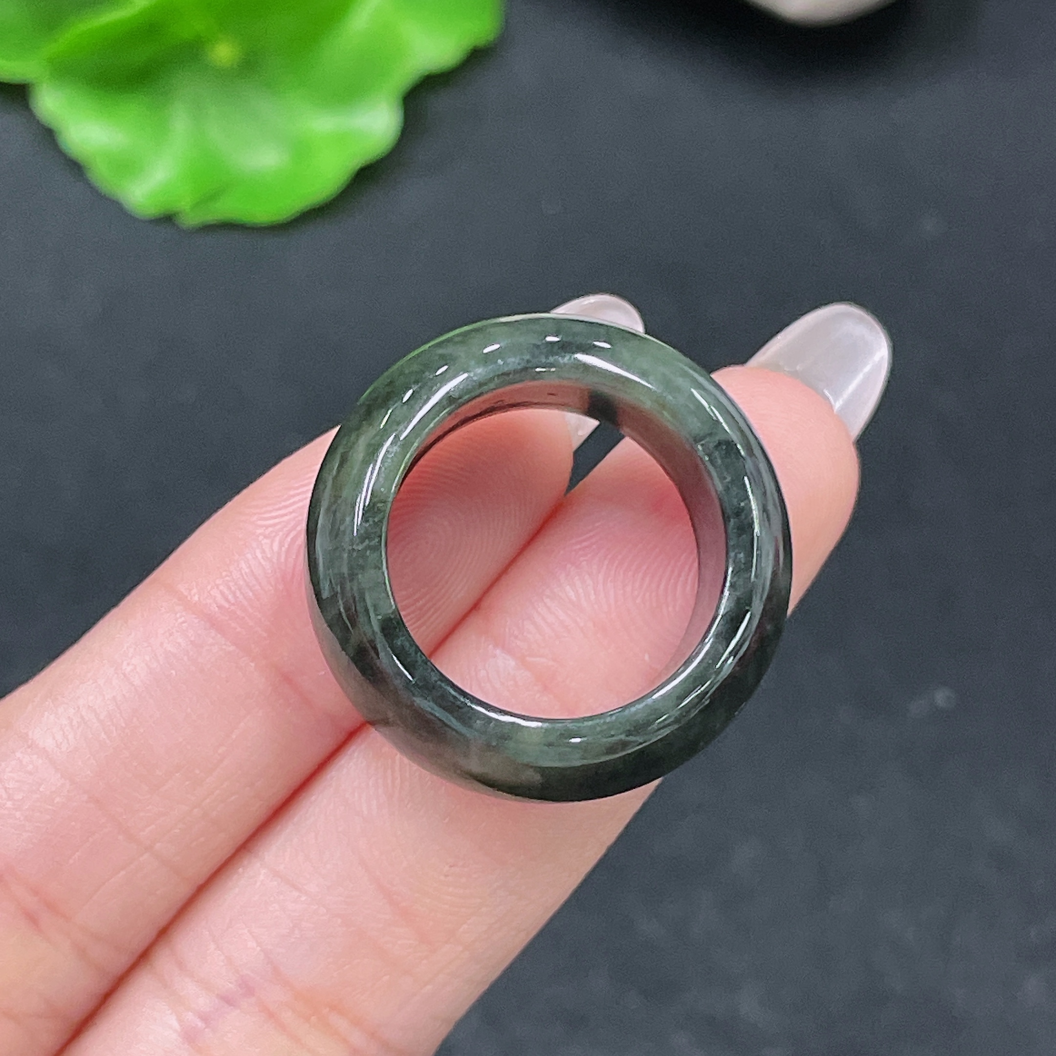 F35138412 Jadeite Ring Total Weight Approx.8.74g Size 14