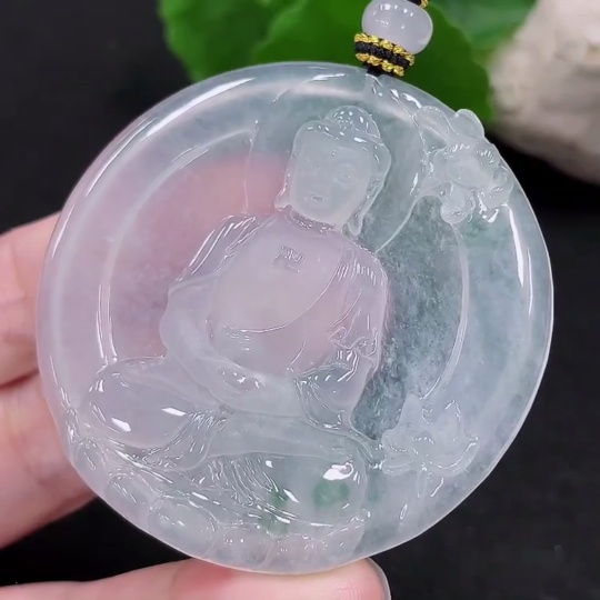 F33827376 JadeiteBuddha Pendant
