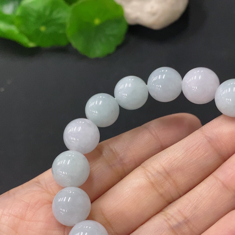 F35116314 Jadeite Bracelet Beads 11.8mm Approx. Total Weight 46.82g
