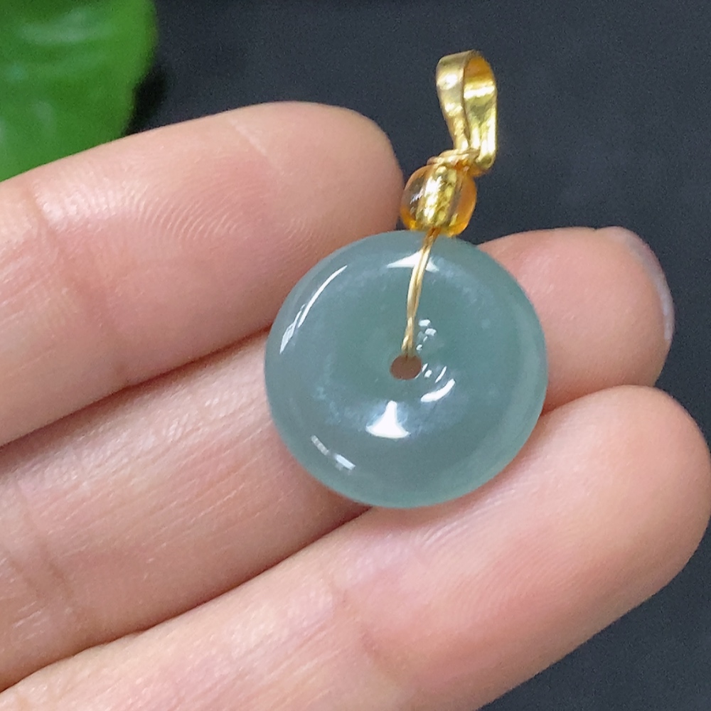 F35089225 Jadeite Pendants Sell as a Lot Non-Gold