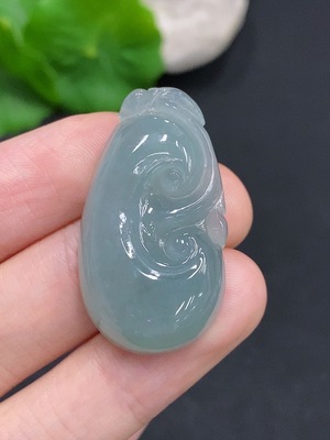 F32757208 JadeiteRuyi Pendant, Total Weight Approx. 8.8g