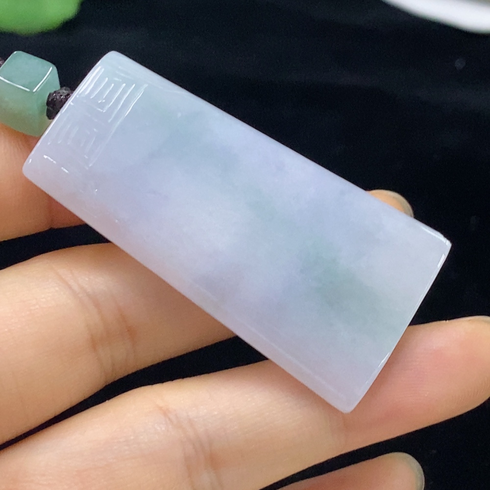 F32789582 Jadeite Antique Pendant, Total Weight Approx. 24.69g (including rope weight)