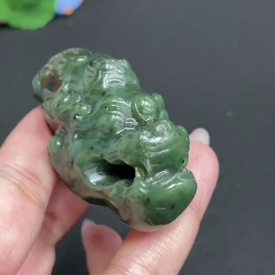 H33901472 Hetian Jade Pendant Antique Style Total Weight Approx. 95.3g