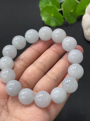 F30519755 Jadeite Bracelet Approx. 14.2mm Total Weight Approx. 75.5g