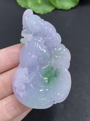 F31623929 Jadeite Ruyi Pendant Total Weight Approx. 33.7g