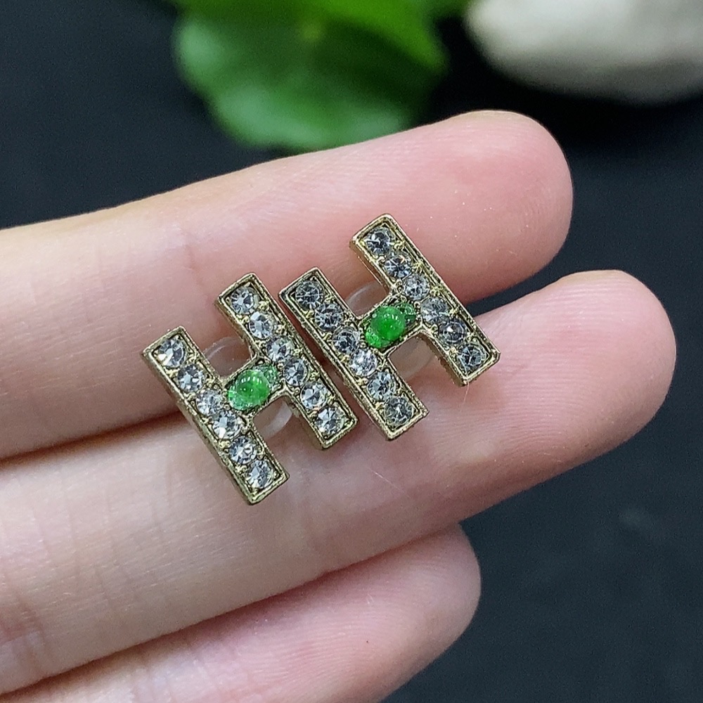 F34057136 Jadeite cabochon inlay piece, non-gold setting, total weight approx. 1.5g