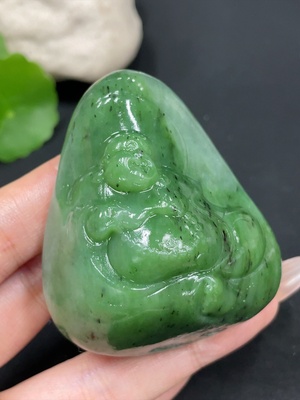 H30521081 Hetian Jade Handheld Ornament Dragon Total Weight Approx. 141g