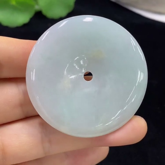 F31639716 JadeitePendant Peace Buckle Total Weight Approx. 29.4g