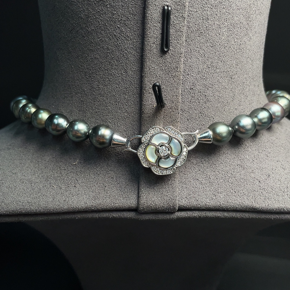 C32783870 Seawater Pearl Necklace Color Origin Undetermined Non-Gold Total Weight Approximately 55.25g Size 8-10.7mm
