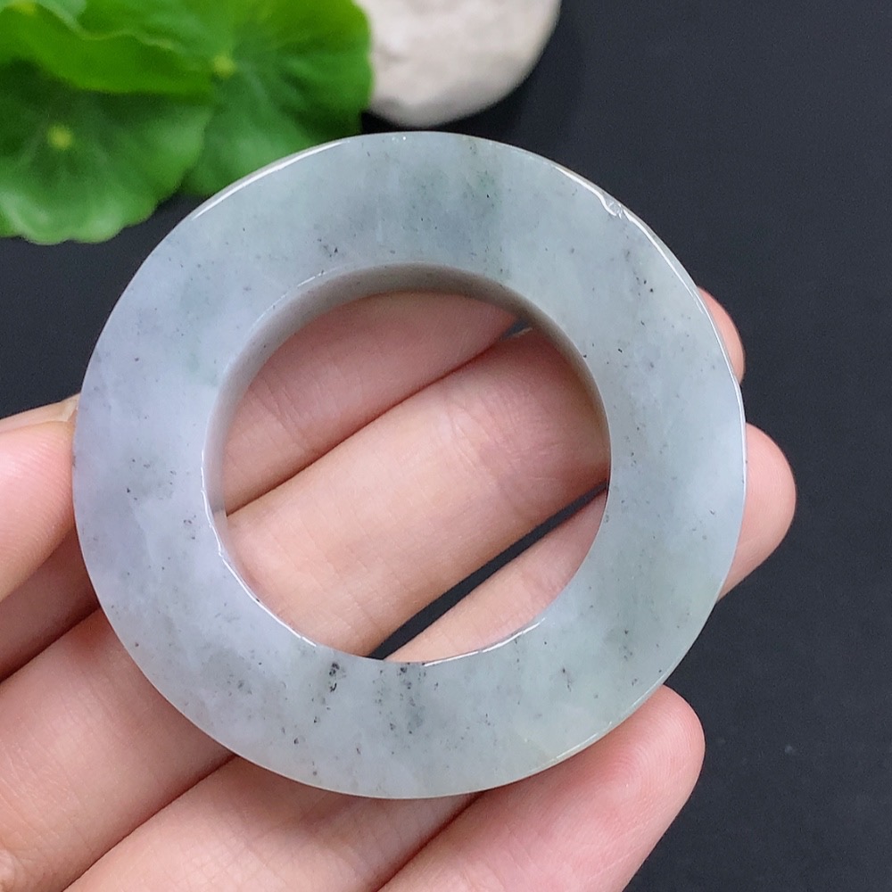 F31606295 Jadeite Donut Pendant Total Weight Approx. 44g