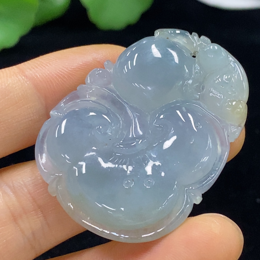 F35136236 Jadeite Pendant Ruyi Total Weight Approx.19.36g