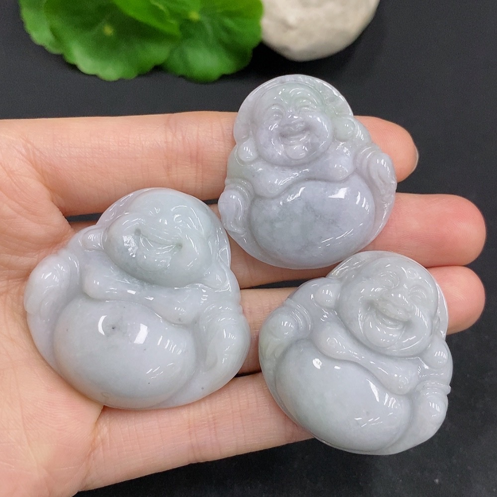 F32793849 JadeiteBuddha Pendant Set Wholesale
