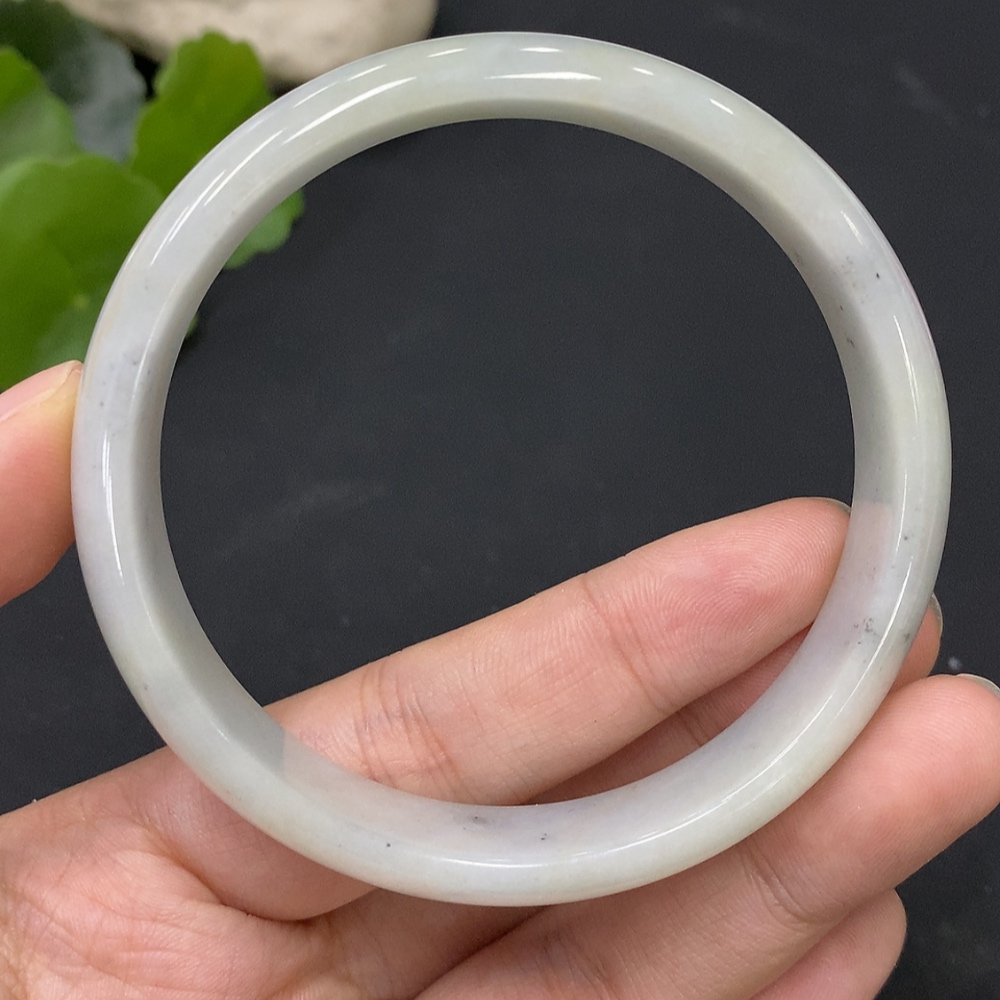 F27179453 Jadeite round bracelet total weight approx. 42.8g size 60