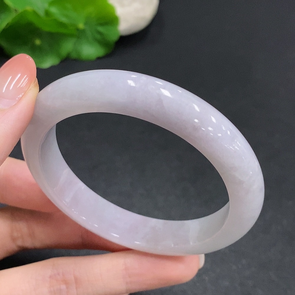 F34059942 Jadeite Round Bangle Total Weight Approx. 50.7g Size 56