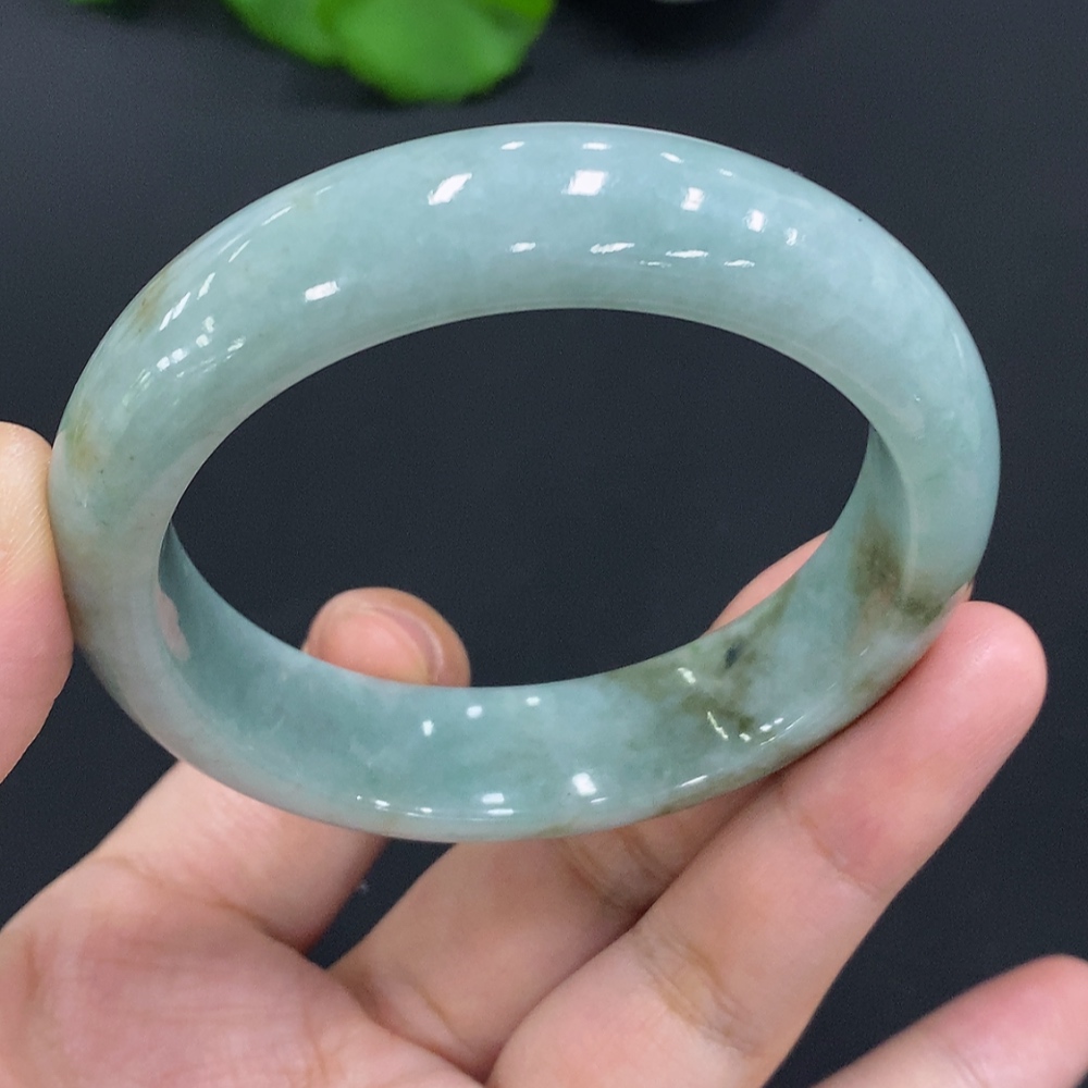 F27103939 Jadeite Round Bracelet Size 54.8 Total Weight Approx. 66.5g