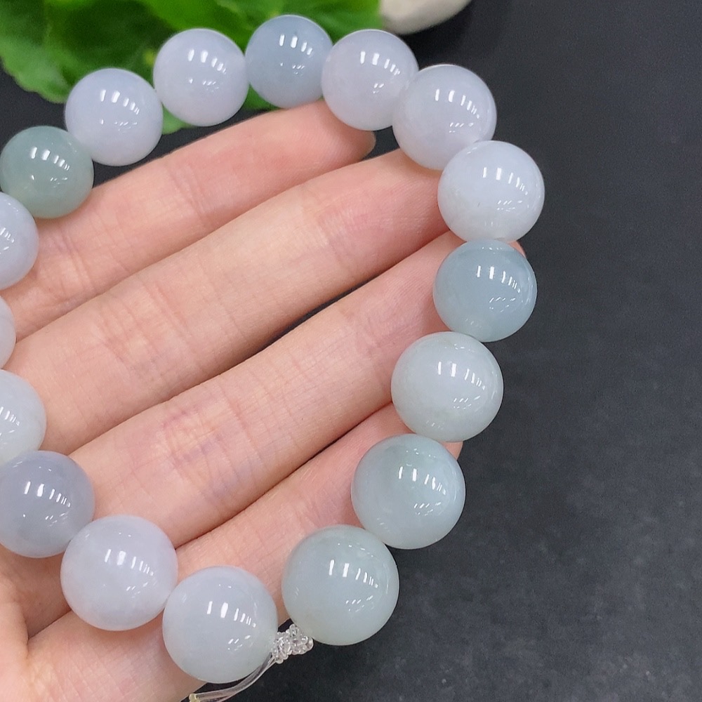 F33878300 Jadeite Bracelet Total Weight Approx. 57.3g Size 12.4mm