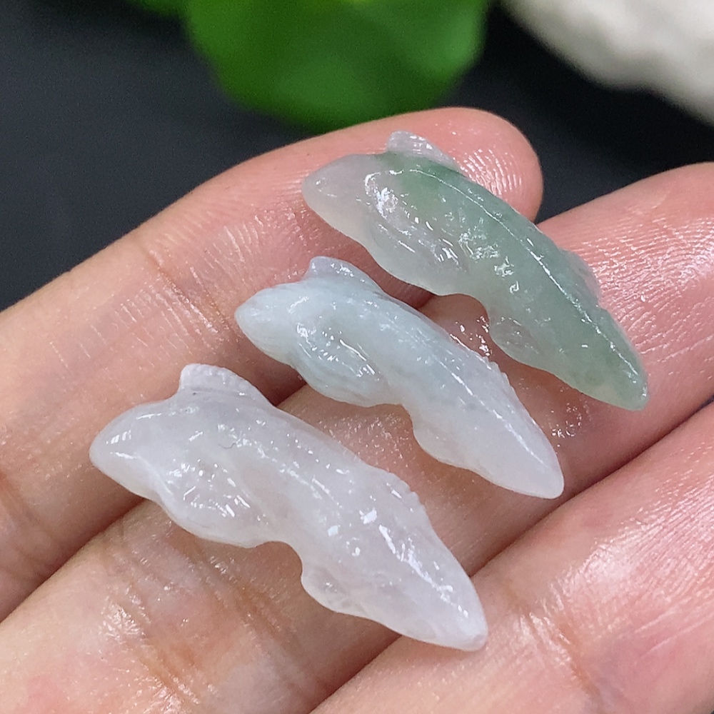 F26006153 Unset Jadeite Inlaid Pieces (Bulk Sale)