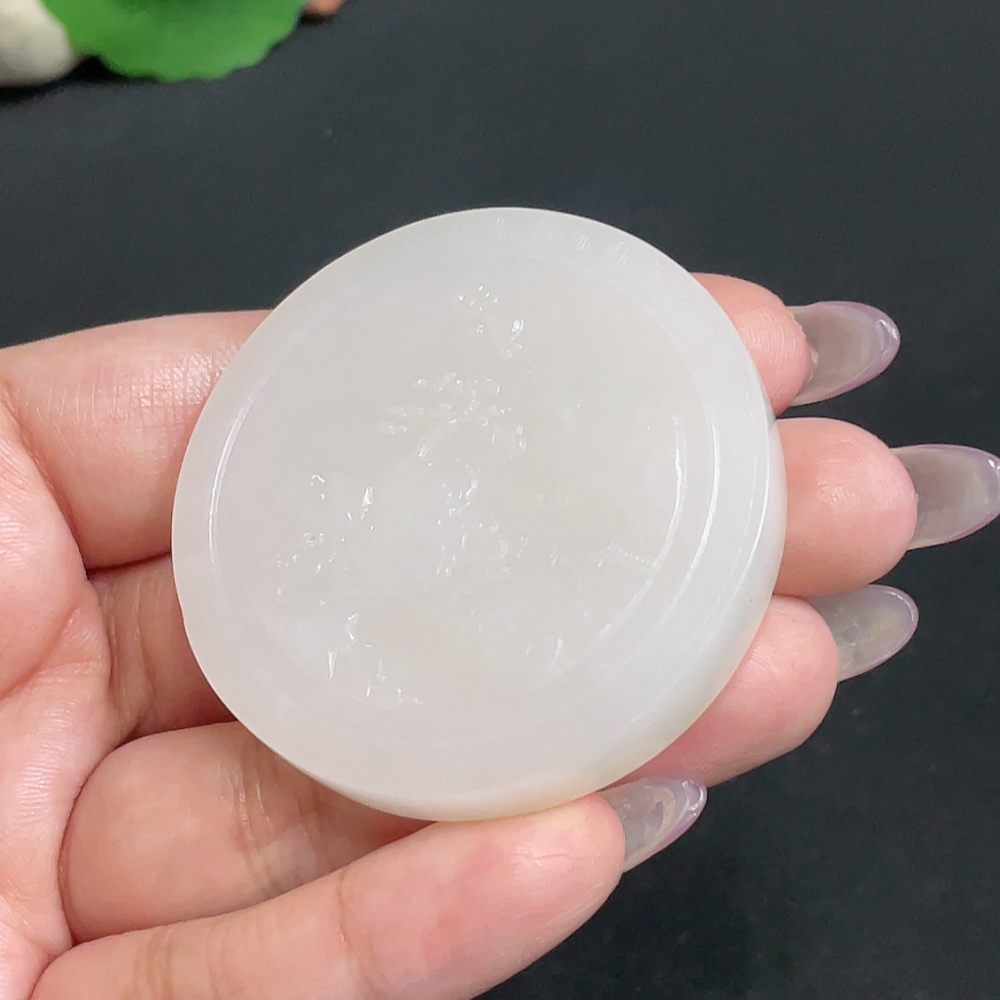 H34956581 Hetian Jade Pendant Landscape Total Weight Approx. 44.7g