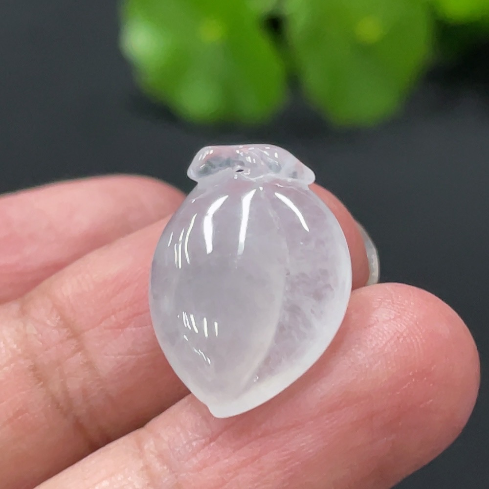 F32756250 Jadeite Fu Peach Pendant, Total Weight Approx. 2.56g