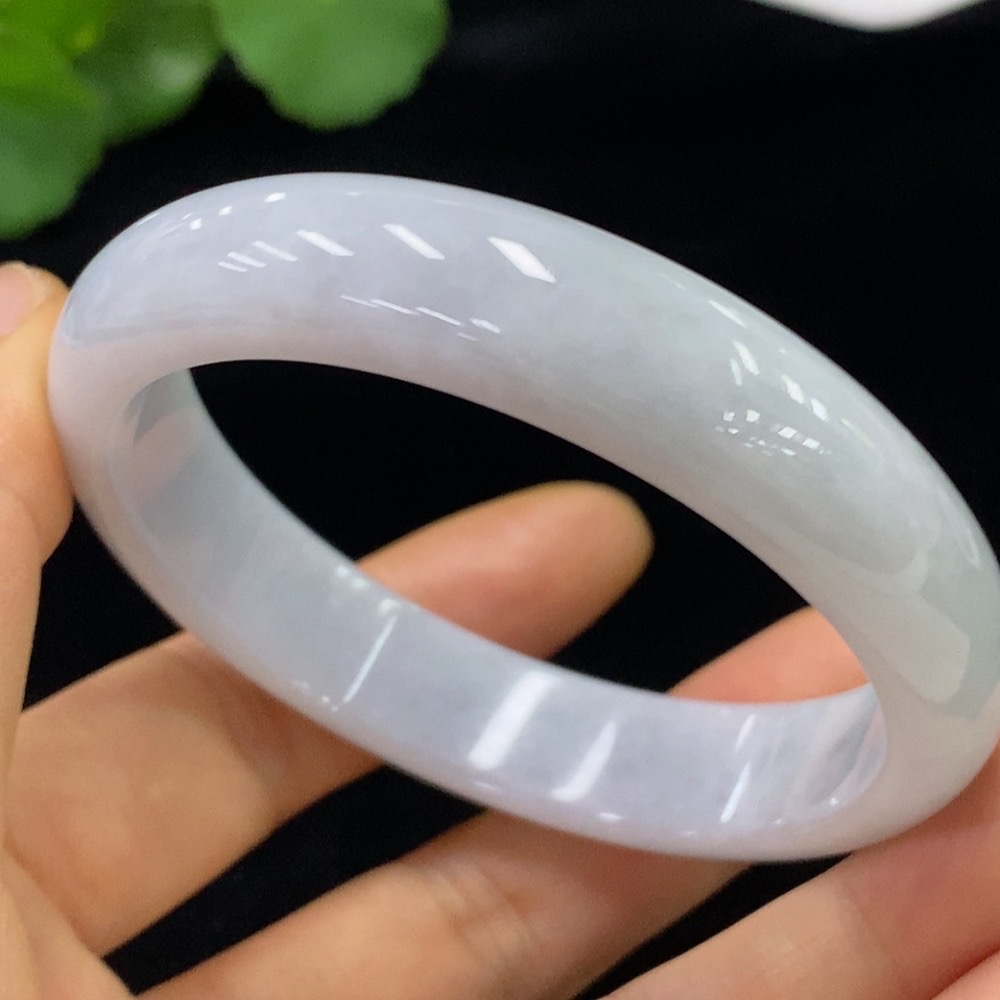 F34948239 Jadeite Round Bracelet Size 57.5 Total Weight Approx. 52.66g