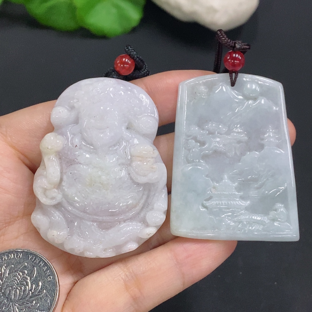 F29391891 Jadeite Pendant Sell as a Lot (Mounted Stone Non-A)