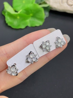 F41948982 翡翠耳饰 非金一手走