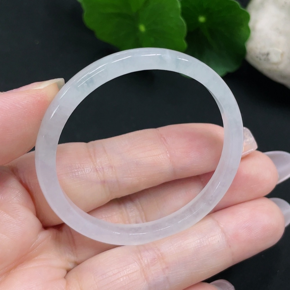 F31675971 Jadeite Round Bangle Size 43.5 Total Weight Approx. 9.7g