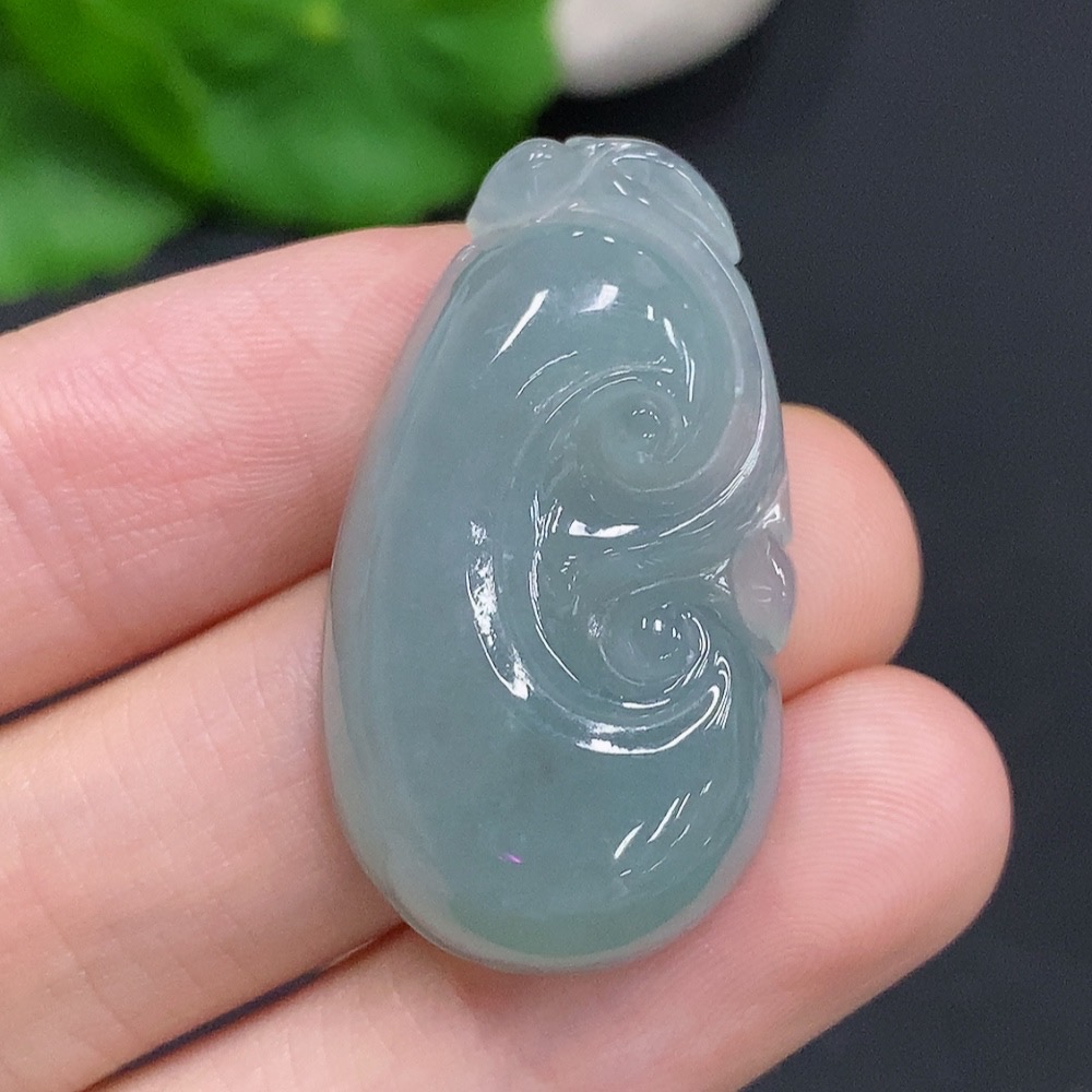 F32757208 JadeiteRuyi Pendant, Total Weight Approx. 8.8g
