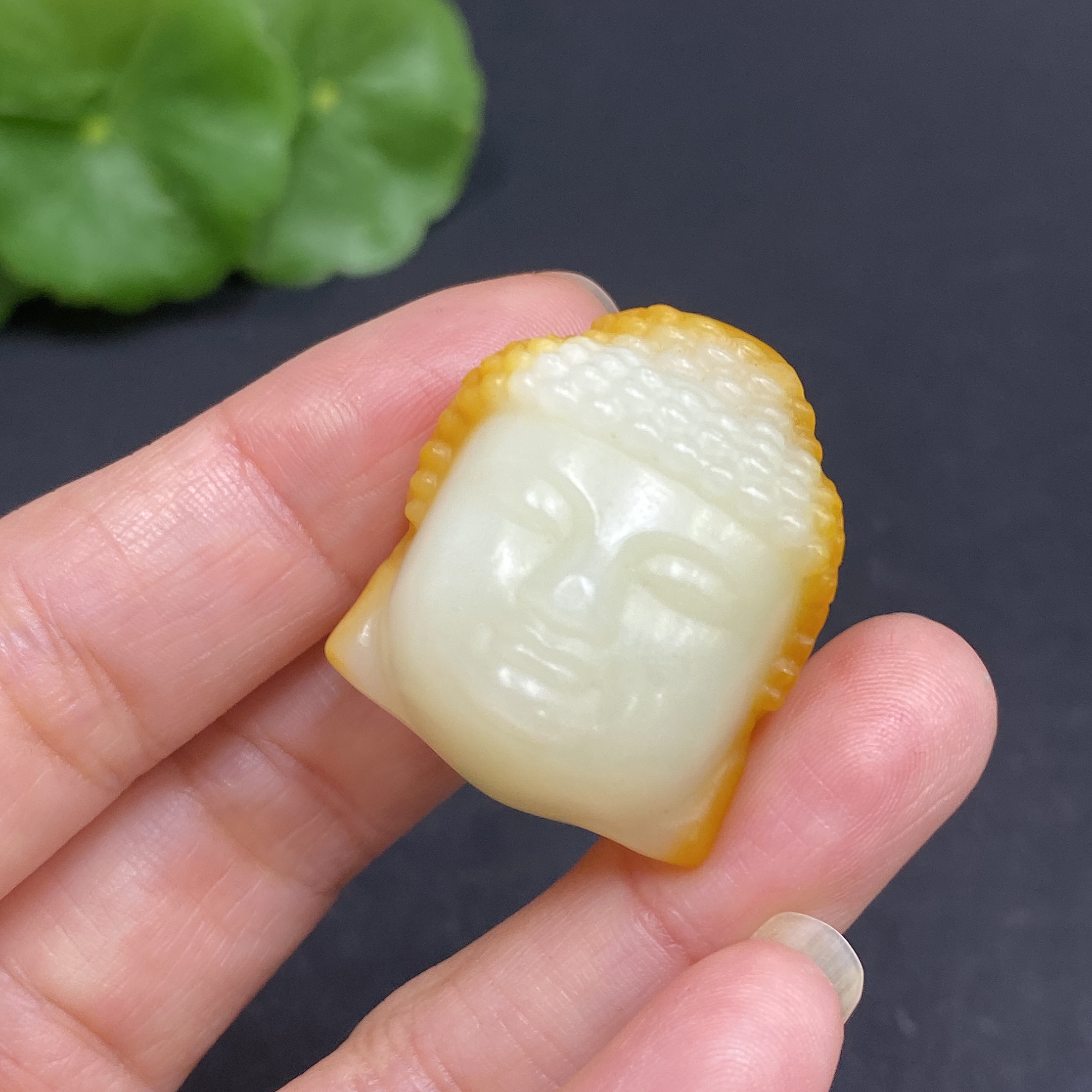 H33880137 Hetian Jade Pendant Buddha Total Weight Approx. 21.3g Undetermined Skin Color Origin